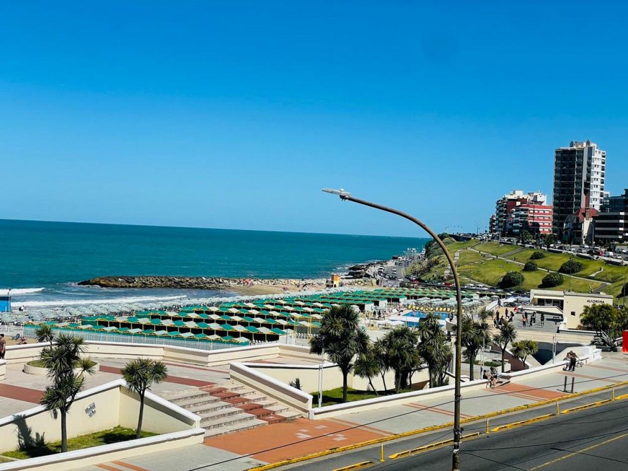 ALQUILER VERANO 2025 - SEMIPISO CON VISTA AL MAR CON COCHERA - LA PERLA