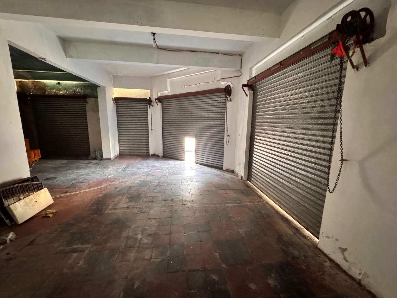 Local + Deposito + Casa con garage y parque